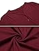 Zeagoo Women's Henley V Neck 3 4 Sleeve Cuffed Shirt Button Casual Loose Blouse Tops