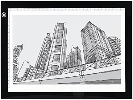 TOSPON Tracing LED Light box A4S USB Powered Light Pad Artcraft for Drawing, Tracing, Sketching, Animation Active Area 14.1" X 10.98" X 0.23"