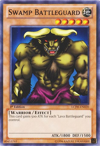 Yu-Gi-Oh! - Swamp Battleguard (LCJW-EN020) - Legendary Collection 4: Joey's World - 1st Edition - Common
