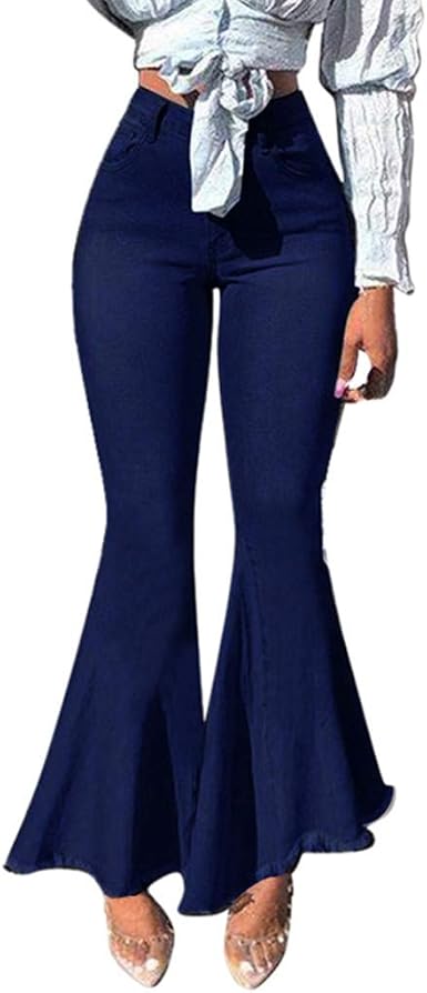 solid wide leg jeans