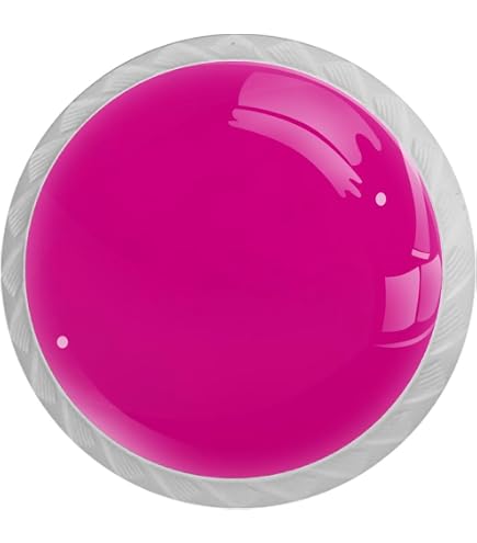 hot pink dresser knobs AMmao Drawer Knob 4 Pack Cabinets Knobs Round Drawer Pulls Decorative Knob for Kitchen Bathroom Hardware Cupboard Furniture Wardrobe Category:BASICS