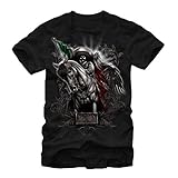 Aztlan Zapata's Last Ride Mens Graphic T Shirt - Aztlan