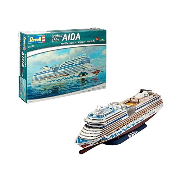 Revell Revell_05230 Modellbausatz Schiff 1:400 - Cruiser Ship AIDAblu, AIDAsol, AIDAmar, AIDAstella im Maßstab 1:400…