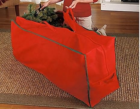 9ft rolling artificial xmas christmas tree storage bag bin box container wheels 636431867075 Amazon.com: Christmas Tree Storage Bag Perfect Holiday Gift: Home & Kitchen