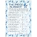 DISTINCTIVS Blue Boy Baby Shower Game - The Price is Right (Set of 20)
