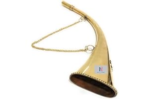 NAUTICALMART Nautical Brass Fog Horn Marine Signal Whistle Vintage Reproduction Clear Sound Horn