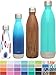 Simple Modern 9oz Wave Kids Bottle - Vacuum Insulated Double Wall 18/8 Stainless Steel Hydro Water S'well Flask - Concept Collection - Fiesta