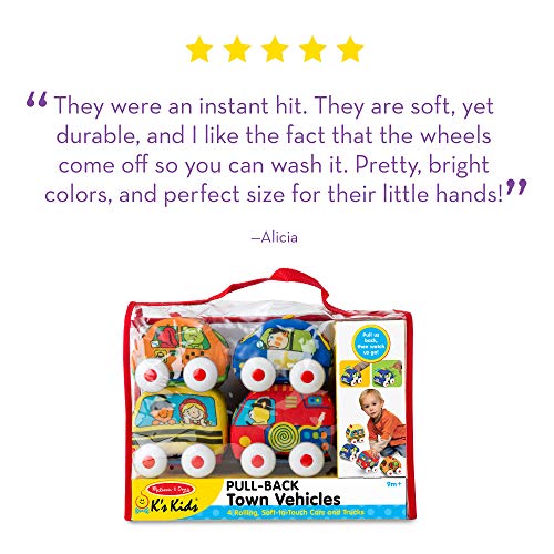 melissa and doug pull back town vehicles