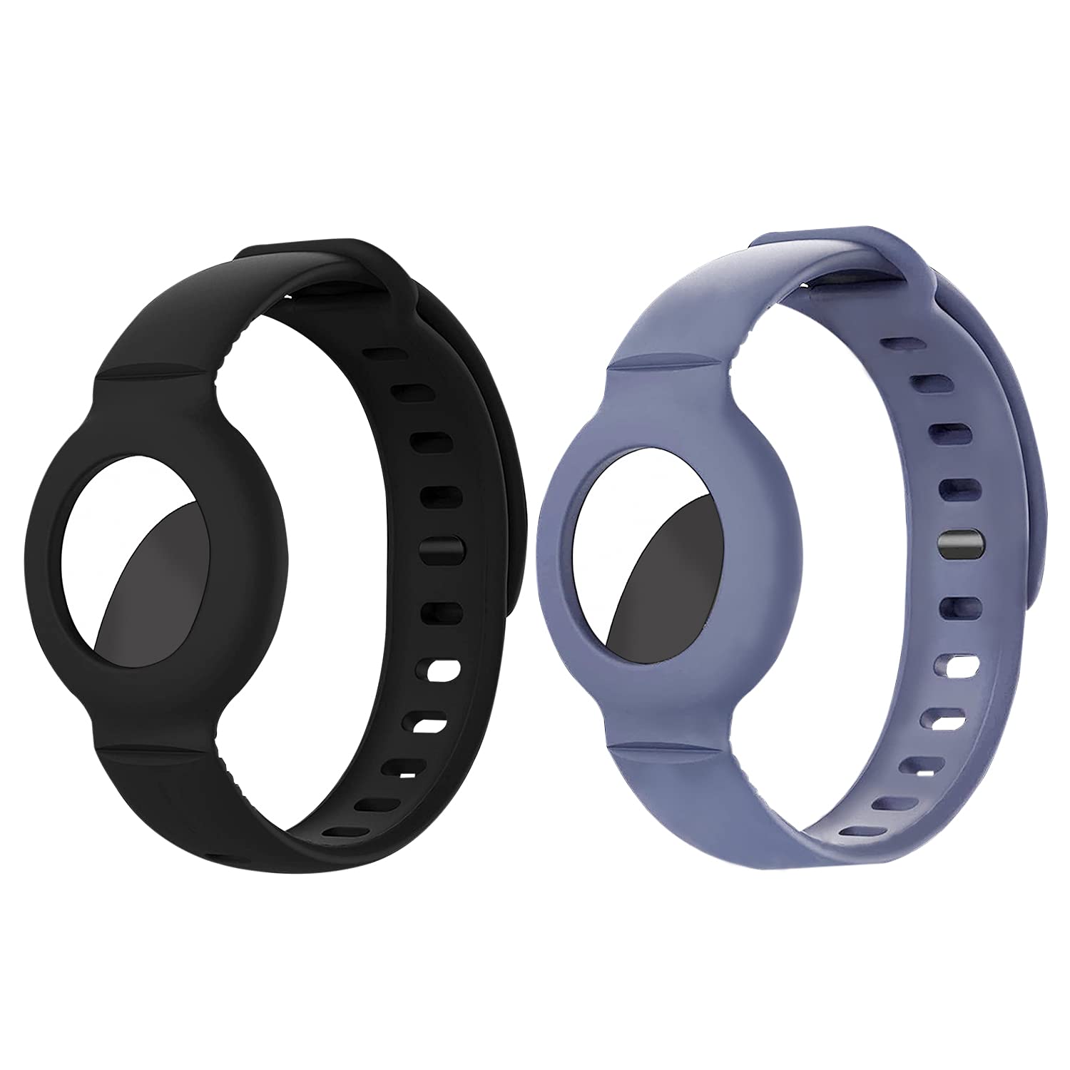 Protective Case for AirTags, Pack of 2 Key Chain Professional Case Protective Cover Pendant, Mini Anti-Shock Hand Wearing Tracker Cover