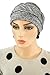 Hats for You Women's Shirred Chemo Cap, Salt and Paper, One Size