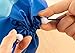 BLUE PANDA Drawstring Favor Bags for Shark Party (10 x 12 In, 12 Pack)