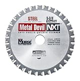 MK Morse CSM53832NSC Metal Devil NXT Circular Saw Blade,  5-3/8-Inch Diameter, 32 Teeth, 20mm Arbor, for Steel Cutting
