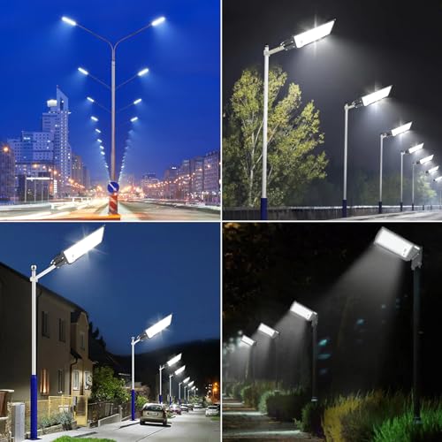 CREATESTAR LED Street Light for Outdoor 150 W, Cool White 6500 K, IP66 Waterproof Security Lighting for Garden, Patio, Paths