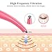 TOUCHBeauty Portable Eye Massager Wand with 40℃ Heated & Vibration for Relieving Eyes Dark Circles, Puffiness, Fatigue| Smart Sensor Facial Anti-Aging Galvanic Device Pink TB-1583