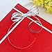 Crimped Curling Ribbon Roll, Nydotd 100 Yard Metallic Silver Balloon Ribbons Cord for Party Festival Flowers Crafts Christmas Gift Wrapping, 5 mm Width