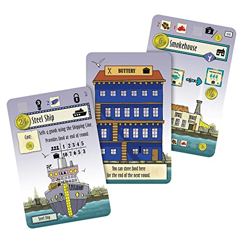 Le Havre Board Game | European City Building Strategy Game | Resource Management for Adults and ...