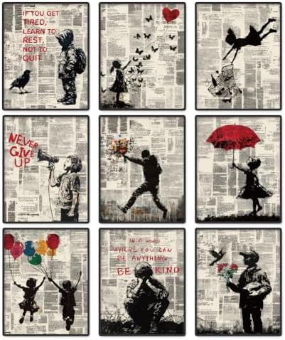 Banksy II Postcard Set - 18 Modern, Contemporary Greeting Cards in