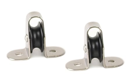 wellenshop 2 x Stehblock für Seil Durchmesser 4-8 mm