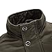 H.T.Niao Jacket8333C1 Men 's Military Fashion Plus Velvet Cold Jackets(Army Green,Size XXXL)