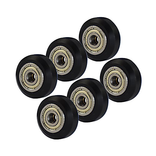 3D Printer POM V Slot Wheel Plastic Pulley Linear Roller ...