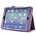 iPad Mini Case, i-Blason Apple iPad Mini 3 Case [2014 Release with Touch ID] Compatible with iPad Mini / iPad Mini with Retina Display Auto Wake / Sleep Smart Cover Leather Case (Purple)