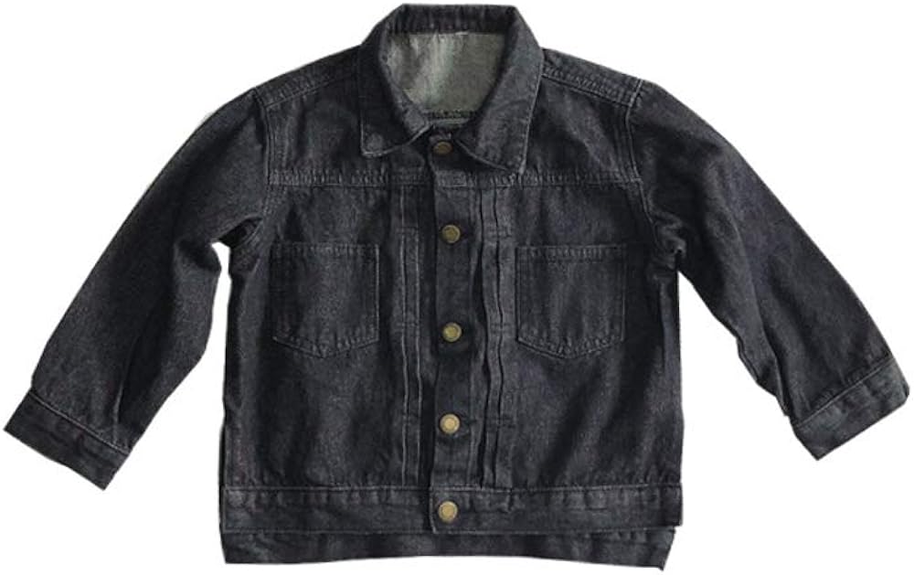 baby girl black denim jacket