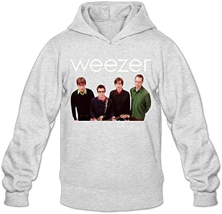 Men's Weezer Blue Album Hoodie Ash S