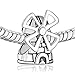 LovelyCharms 925 Sterling Silver Landmark Series Dutch Windmill Beads Sale Fit Pandora Charm Bracelets
