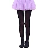 LOLANTA Girls Dance Tights Anti-slip Footed Super Soft Stockings for Kids Stretchy Ballet School Student Pantyhose