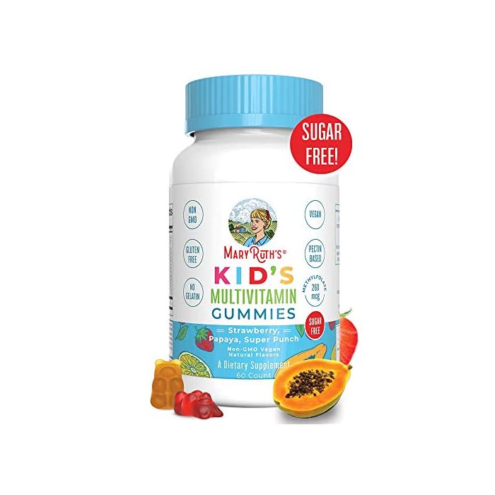 MaryRuth's Kids Multivitamin Gummies | Sugar Free | 2 Month Supply | Kid & Toddlers Age 2+ Daily Multivitamin: Vitamin C…
