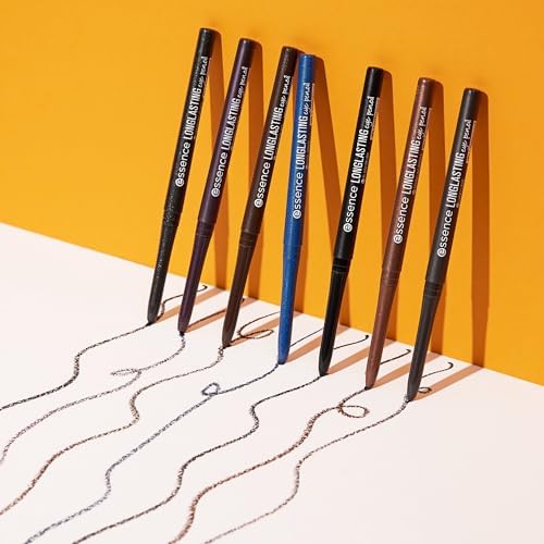 essence LONG-LASTING eye pencil black fever Lápiz ojos 01 resistente agua