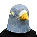 CreepyParty Novelty Halloween Costume Party Latex Birds Head Mask (Pigeon)