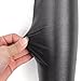 Stretch Faux Active Tights Leggings for Women Girls Juniors Pants (Medium, Black)