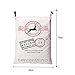KEFAN 3 Pack Santa Sack Christmas Bag, Canvas Cotton Bag for Gifts Wrapping with Drawstrings Large Size 27.5