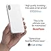 totallee iPhone X Case, Thinnest Cover Premium Ultra Thin Light Slim Minimal Anti-Scratch Protective - for Apple iPhone X (Jet White)