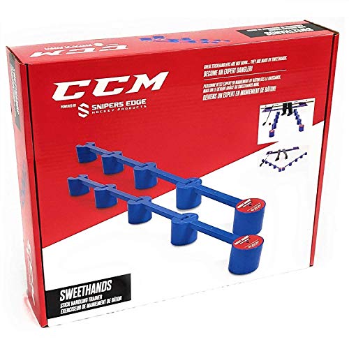 Snipers Edge Hockey Stickhandling Trainer with 8 Sections for Improving Passing and Stickhandling