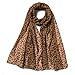 DOOPOOTOO Women Fashion Leopard Pattern Animal Print Shawl Scarf Wrap