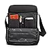 CoolBELL 10.6 Inches Shoulder Bag Oxford Cloth Messenger Bag iPad Carrying Case Functional Hand Bag Briefcase with Adjustable Strap for Tablet/iPad/Men/Women/College/Teens (Black)