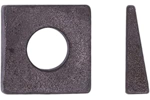 U-TURN FASTENERS, INC. U-Turn - 1/2 Square Beveled Washer Malleable Plain (5 Pack)