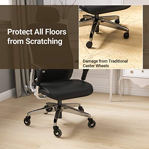 AMERIERGO Office Chair Caster Wheels Set of 5 Chair Wheels for