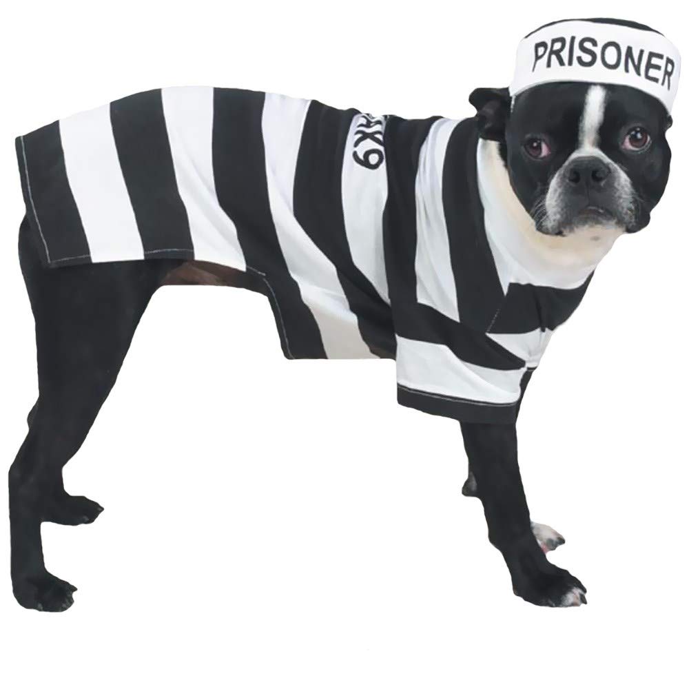 Casual Canine Prison Pooch Costume Medium