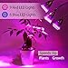 Led Grow Light, Lovebay Three Head Grow Lamp Clip on Plant Light with Flexible 360 Degree Gooseneck and 3 Work Modes for Indoor Plants Hydroponics Greenhouse Organic Office Home
