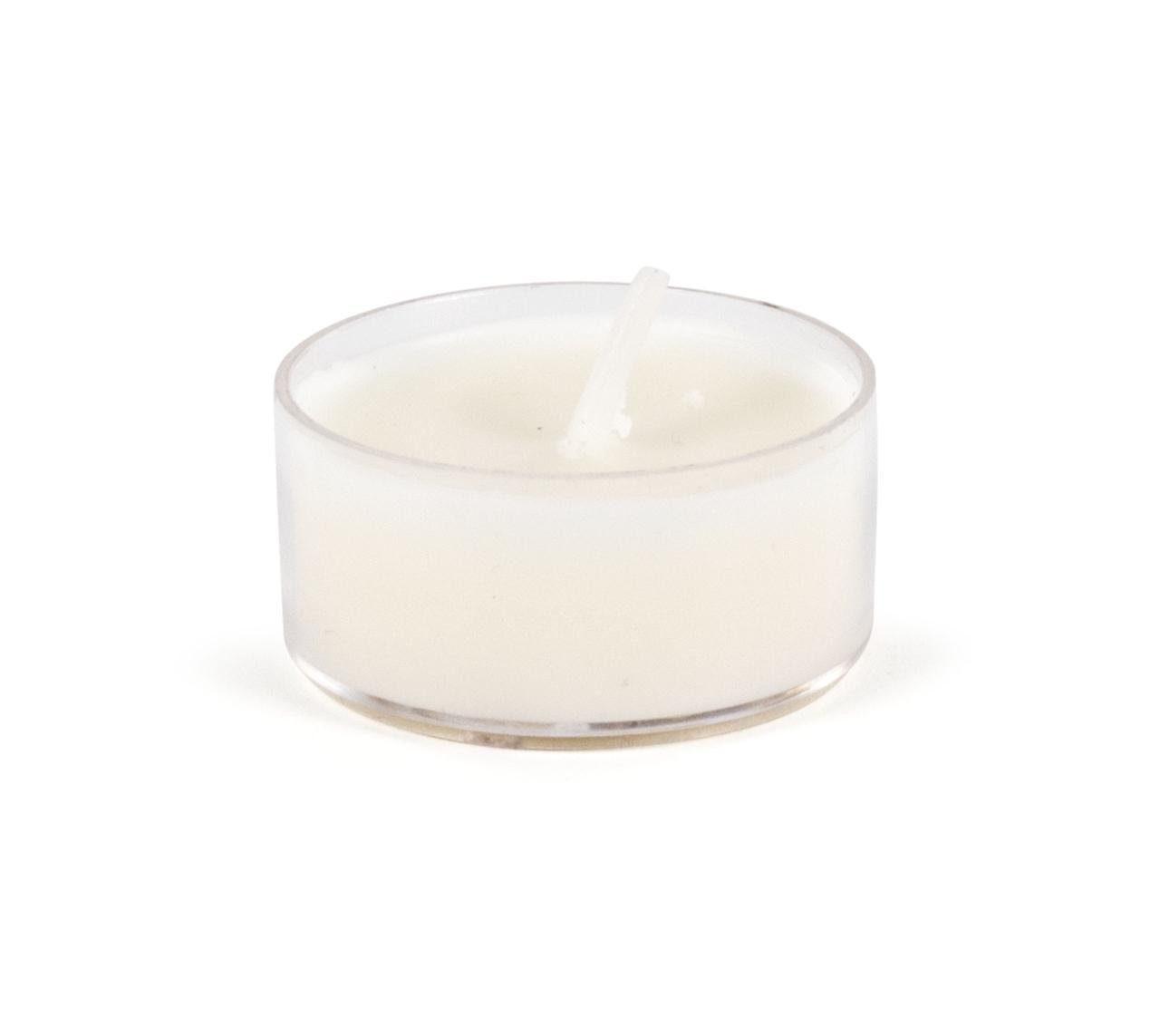 Sigro 27 Pieces Premium Tealights Candles with Transparent Grommet for Pyramids Set, Wax, White, One Size