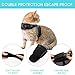 CHERPET Cat Harness and Leash - Escape Proof Safety Adjustable Jackets Harnesses 1.5m Strap Easy for Walking Outdoor Outfits Soft Mesh Breathable Vest Black Comfort Fit for Small Animals ¡­