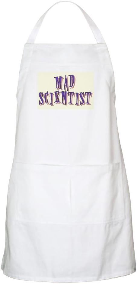Amazon Com Cafepress Mad Scientist Bbq Apron Home Kitchen