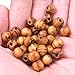 BronaGrand 200pcs 8mm Wood Round Bead Natural Wood Spacer Beads Wooden Beads for Jewelry Making DIY