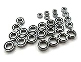 Boom Racing #SAXBBZ High Performance Full Ball Bearings Set Rubber Sealed (27 Total) for HPI Savage X