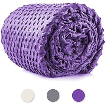 Amazon.com: Dobeans Weighted Blanket Removable Cover Purple Minky Cover