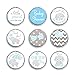 324 Mini Candy Stickers Boy Baby Shower Favors Tiny 0.75 Inch Elephant Labels (Light Blue)