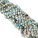 Qiwan Natural Gemstone Round Loose Beads, DIY Jewelry Making 1 Strand 15